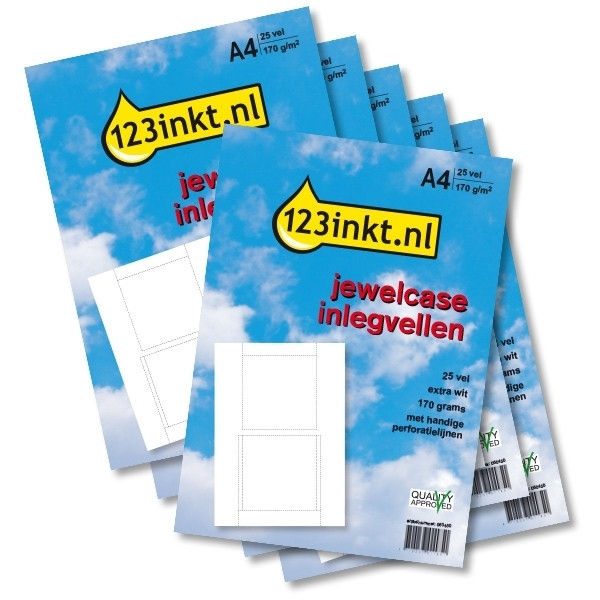 Ένθετα για θήκες CD 123ink 5 σετ + 1 ΔΩΡΕΑΝ (150 φύλλα συνολικά) 060460 - 1