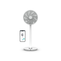 Ανεμιστήρας Δαπέδου/Επιτραπέζιος Duux Whisper Flex 2 Smart Ρεύματος ή Μπαταρίας 21.5W Λευκός 570404
