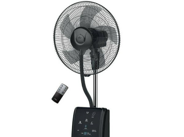 Ανεμιστήρας Primo Mist Fan 100W 40cm με Τηλεχειριστήριο Μαύρος PRMF-80413 570061 - 1