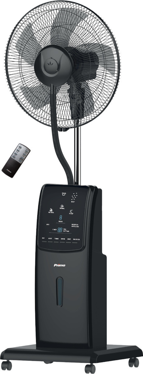 Ανεμιστήρας Primo Mist Fan 100W 40cm με Τηλεχειριστήριο Μαύρος PRMF-80413 570061 - 5