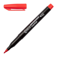 Ανεξίτηλος Μαρκαδόρος 123ink κόκκινος (1 mm στρογγυλός) 300884