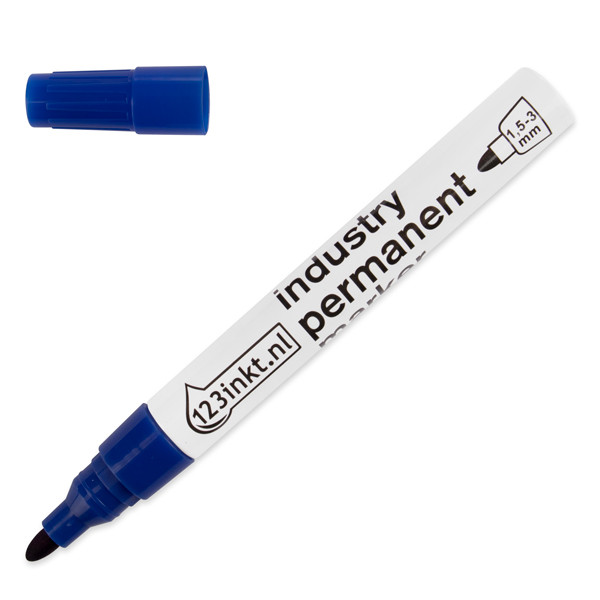 Ανεξίτηλος Μαρκαδόρος 123ink 1.5 - 3 mm Blue 301159 - 1