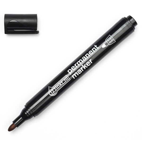 Ανεξίτηλος Μαρκαδόρος 123ink  2.5 mm  Black 4-21001C 4-3000001C 820915C EK-70BLACKC PEN50BKC 300164 - 1