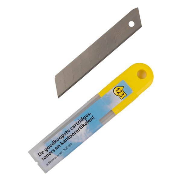 Ανταλλακτική Λεπίδα 123ink 18 mm (10 τμχ) 300407 - 1