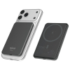 Ασύρματο Powerbank 123ink εξαιρετικά λεπτό μαύρο (20W, 5000 mAh) ADR00363 - 1