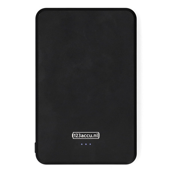 Ασύρματο Powerbank 123ink εξαιρετικά λεπτό μαύρο (20W, 5000 mAh) ADR00363 - 4