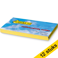 Αυτοκόλλητα Χαρτάκια 123ink Lined 100 Φύλλα 76 x 127 mm Yellow (10+2 ΔΩΡΟ) 300482