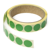 Αυτοκόλλητες Στρογγυλές Ετικέτες 123ink Ø 18 mm Green 1.000τμχ/ρολό 300798