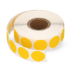 Αυτοκόλλητες Στρογγυλές Ετικέτες 123ink Ø 18 mm Yellow 1.000 τμχ/ρολό