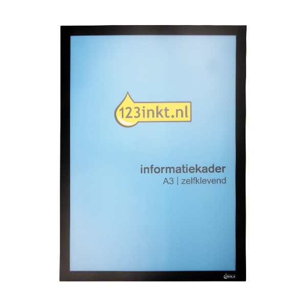 Αυτοκόλλητη Μαγνητική Κορνίζα 123ink A3 Black 301632 - 1