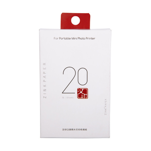 Αυτοκόλλητο φωτογραφικό χαρτί ZINK 123ink, 5cm x 7,6cm (20 φύλλα) 302224 - 1