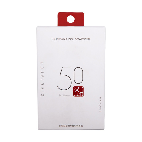 Αυτοκόλλητο φωτογραφικό χαρτί ZINK 123ink, 5cm x 7,6cm (50 φύλλα) 302225 - 1