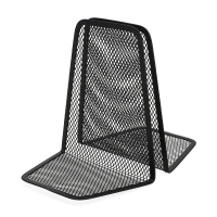 Βιβλιοστάτης 123ink Mesh 15 x 13,2 x 9 cm Black 2Τεμ 303085