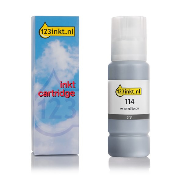 Γκρι δοχείο μελάνης Epson 114 (έκδοση 123ink) C13T07B540C 083601 - 1