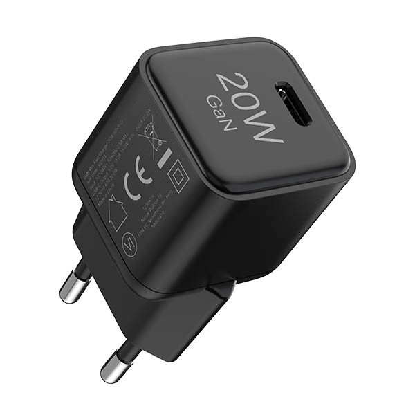 Γρήγορος φορτιστής USB-C 123ink 20W μαύρος 302914 - 3