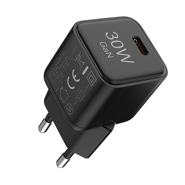 Γρήγορος φορτιστής USB-C 123ink 30W μαύρος 302915 - 3