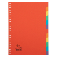 Διαχωριστικές Καρτέλες 123ink Α4 Έγχρωμες 12 τμχ 300532