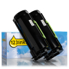 Διπλή συσκευασία μαύρου toner Lexmark B232000 (έκδοση 123ink) 037907 - 1