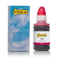 Δοχείο μελάνης Magenta Epson 104 (123ink) C13T00P340C 052087