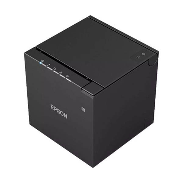 Εκτυπωτής αποδείξεων Epson TM-M30III μαύρος με Wi-Fi, Ethernet και Bluetooth σε πακέτο με ρολό ταμειακής μηχανής 123inkt, θερμικός λευκός 80x80x12 (5 τεμάχια) 831988 - 4