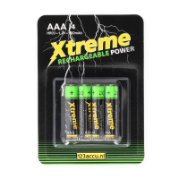 Επαναφορτιζόμενη Μπαταρία Xtreme Power  AAA (123ink) 4-pack ADR00064