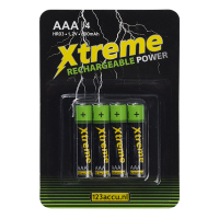 Επαναφορτιζόμενη μπαταρία AAA 123ink Xtreme Power (συσκευασία 4) AAA HR03 ADR00064