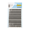 Ετικέτες 0-9 123ink Black 301499 - 1