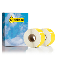 Ετικέτες Dymo S0722400 / 99012 Large Address (123ink) 2-pack Yellow 089268