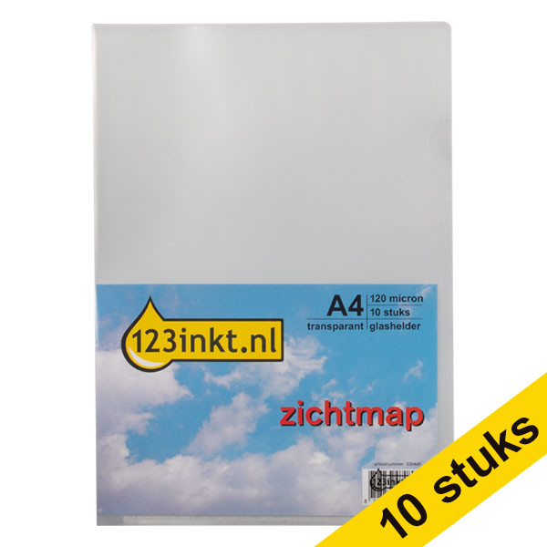 Ζελατίνα 123ink "L" A4 Διαφανής 120 micron (10-τμχ) 301210 - 1