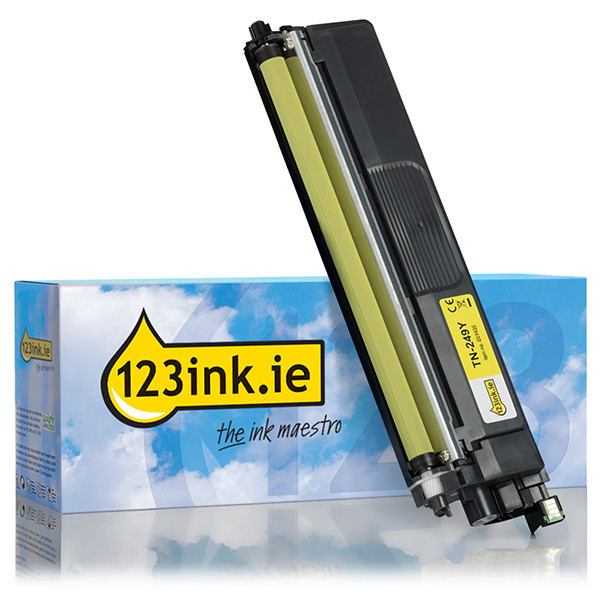 Η έκδοση 123ink! αντικαθιστά τον κίτρινο toner εξαιρετικά υψηλής χωρητικότητας Brother TN-249Y TN249YC 051435 - 1