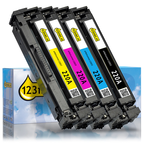Η έκδοση 123ink αντικαθιστά τα Toner HP 220A, HP W2200A, W2201A, W2202A, W2203A Black + 3 Colours 093713 - 1