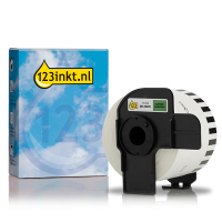 Η έκδοση 123ink αντικαθιστά την ταινία συνεχούς χαρτιού Brother DK-22205 Black on Green 080804