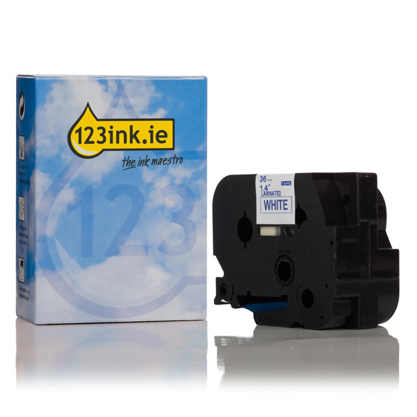 Η έκδοση 123ink αντικαθιστά τη Ταινία Brother TZe-263 8m x 36mm Blue on White TZe263C 080457 - 1