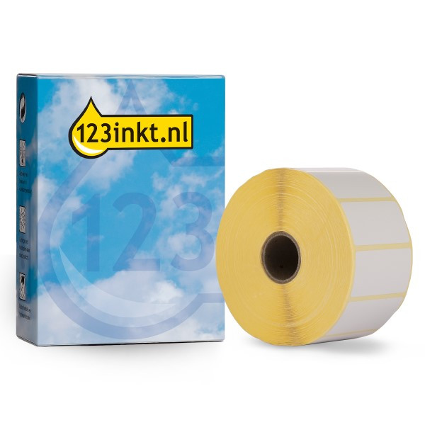 Η έκδοση 123ink αντικαθιστά τις Αυτοκόλλητες Ετικέτες Brother BDE-1J026051-102 51mm x 26mm BDE-1J026051-102C 080851 - 1