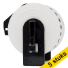Η έκδοση 123ink αντικαθιστά τις Ετικέτες Brother DK-N55224 No Adhesive 30,48m x 54mm Black on White 5-pack 650546 - 1