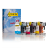 Η έκδοση 123ink αντικαθιστά το Μελάνι Brother LC-125XLRBWBP C/M/Y 3-pack 132131 - 1