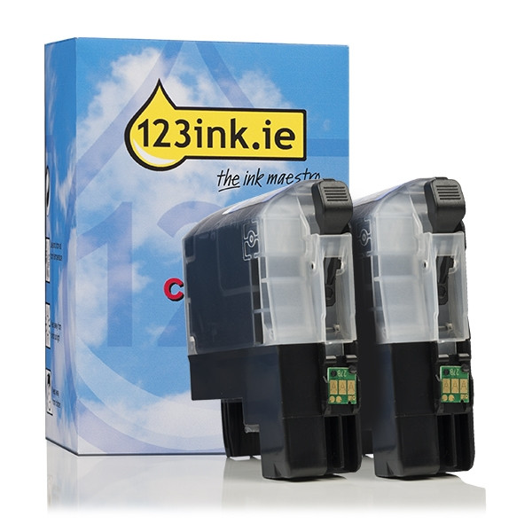 Η έκδοση 123ink αντικαθιστά το Μελάνι Brother LC-227XLBK High Capacity Black 2-pack LC-227XLBKC 127230 - 1