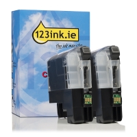 Η έκδοση 123ink αντικαθιστά το Μελάνι Brother LC-227XLBK High Capacity Black 2-pack LC-227XLBKC 127230