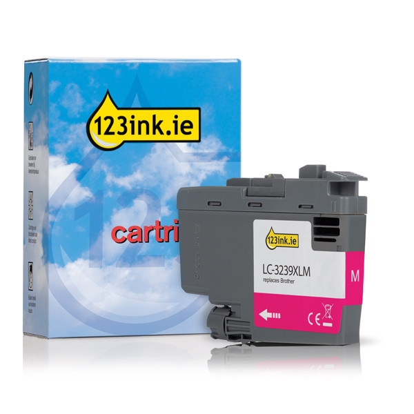 Η έκδοση 123ink αντικαθιστά το Μελάνι Brother LC-3239XLM High Capacity Magenta LC3239XLMC 051223 - 1