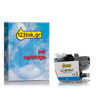 Η έκδοση 123ink αντικαθιστά το Μελάνι Brother LC-421XLC High Capacity Cyan LC-421XLCC 051297