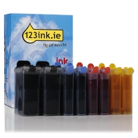 Η έκδοση 123ink αντικαθιστά το Μελάνι Brother LC-50 BK/C/M/Y  8-pack LC50BKC LC50CC LC50MC LC50YC 125650
