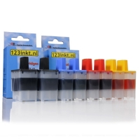 Η έκδοση 123ink αντικαθιστά το Μελάνι Brother LC-900VALBP BK/C/M/Y 8-pack LC-900VALBPC 127200
