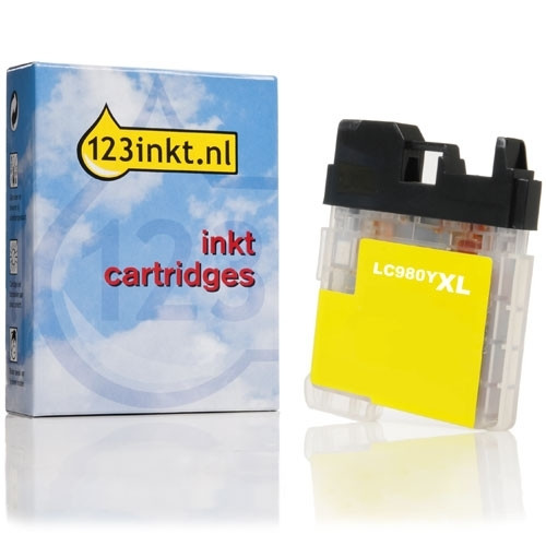 Η έκδοση 123ink αντικαθιστά το Μελάνι Brother LC-980XLY High Capacity Yellow LC980YC 028884 - 1