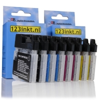 Η έκδοση 123ink αντικαθιστά το Μελάνι Brother LC1100VALBP BK/C/M/Y 8-pack 127208