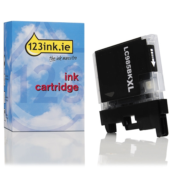 Η έκδοση 123ink αντικαθιστά το Brother LC-985BK XL High Capacity Black LC985BKC 028326 - 1