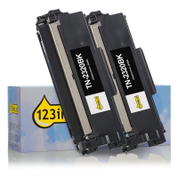 Η έκδοση 123ink αντικαθιστά το Toner Brother TN-2320BK Black 2-pack
