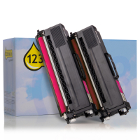 Η έκδοση 123ink αντικαθιστά το Toner Brother TN-329M High Capacity Magenta 2-pack TN329MTWINC 132185
