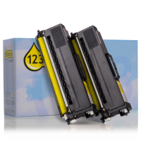 Η έκδοση 123ink αντικαθιστά το Toner Brother TN-329Y High Capacity Yellow 2-pack TN329YTWINC 132186
