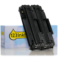 Η έκδοση 123ink αντικαθιστά τον μαύρο toner HP 05A (CE505A) (συσκευασία 2)  160718