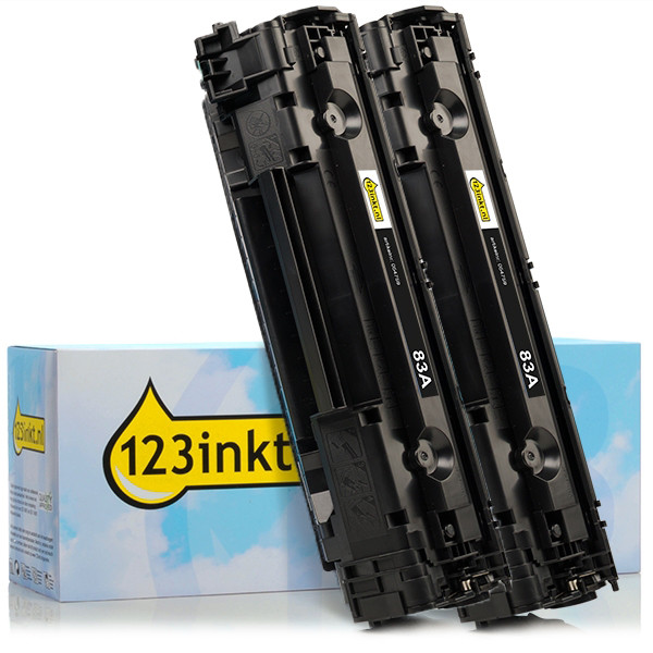 Η έκδοση 123ink αντικαθιστά τον μαύρο toner HP 83A (CF283A) (συσκευασία 2) 160709 Η έκδοση 123ink αντικαθιστά τον μαύρο toner HP 83A (CF283A) (συσκευασία 2) 160709 - 1